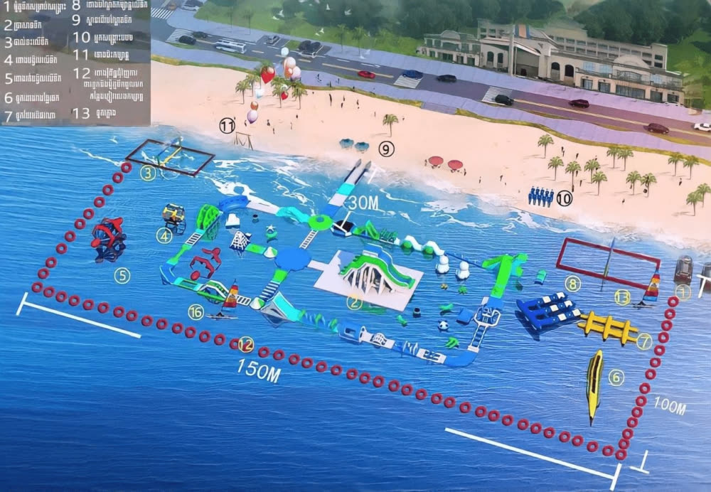 好消息!柬埔寨首个海上乐园项目即将出现