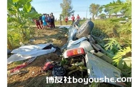 在泰国阿瑜陀耶缅甸劳工乘坐车辆车祸致三人死亡